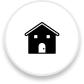 Here's a short alt tag for the image: `Home icon, black house on white circle`